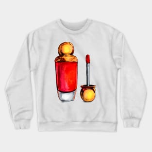 Red Lipstick Crewneck Sweatshirt